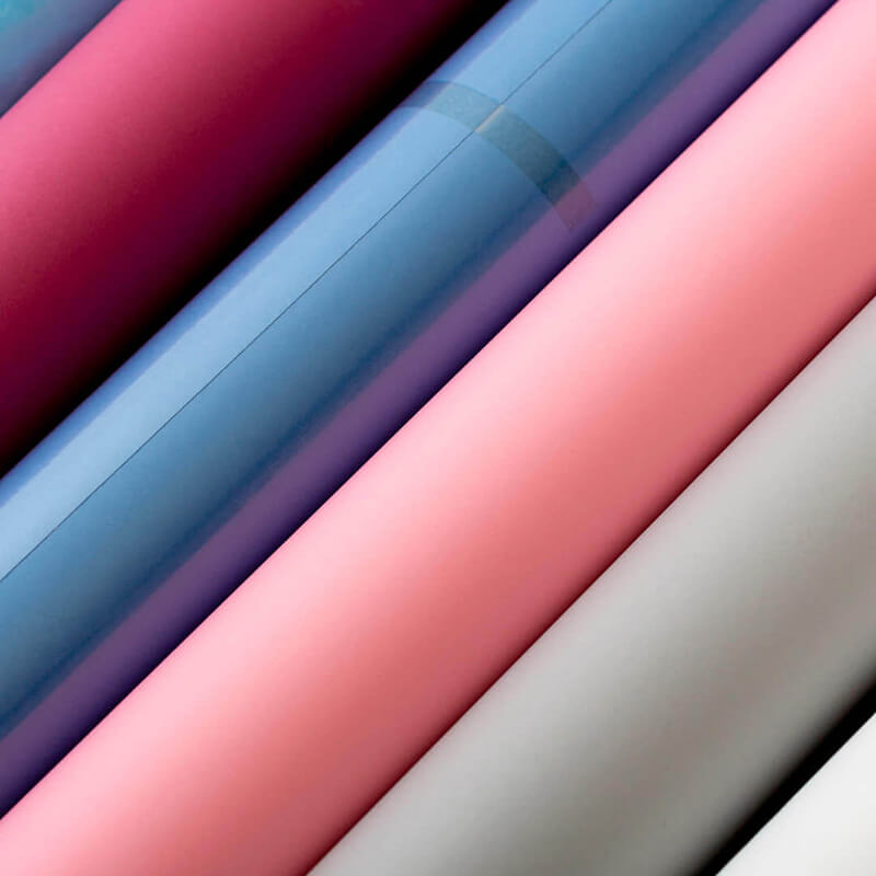 Coloured backdrop paper rolls